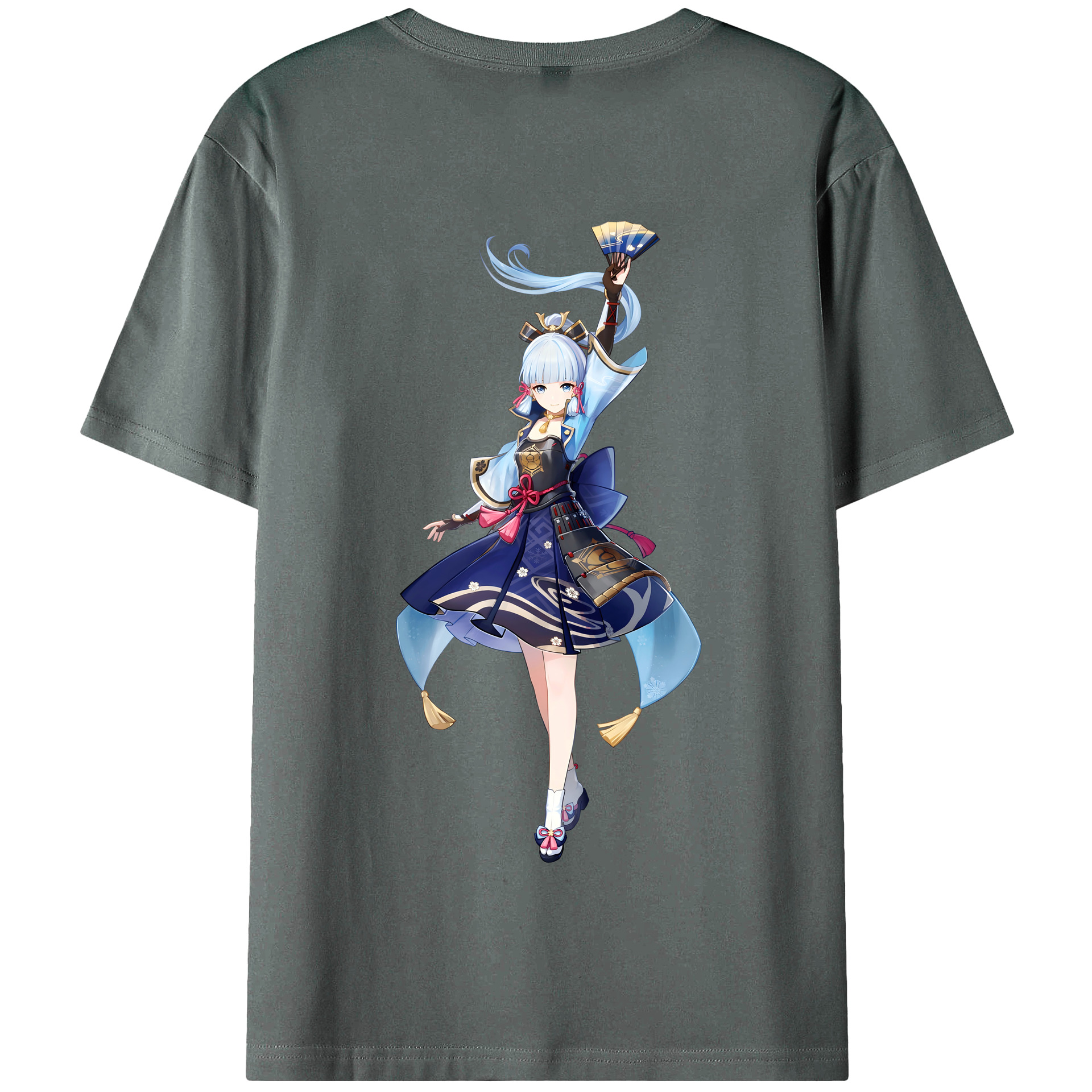 げんし神 神里綾華 神宮寺レン genshin Kamimiya Ren 綿100％半袖Tシャツ（背面プリント）
